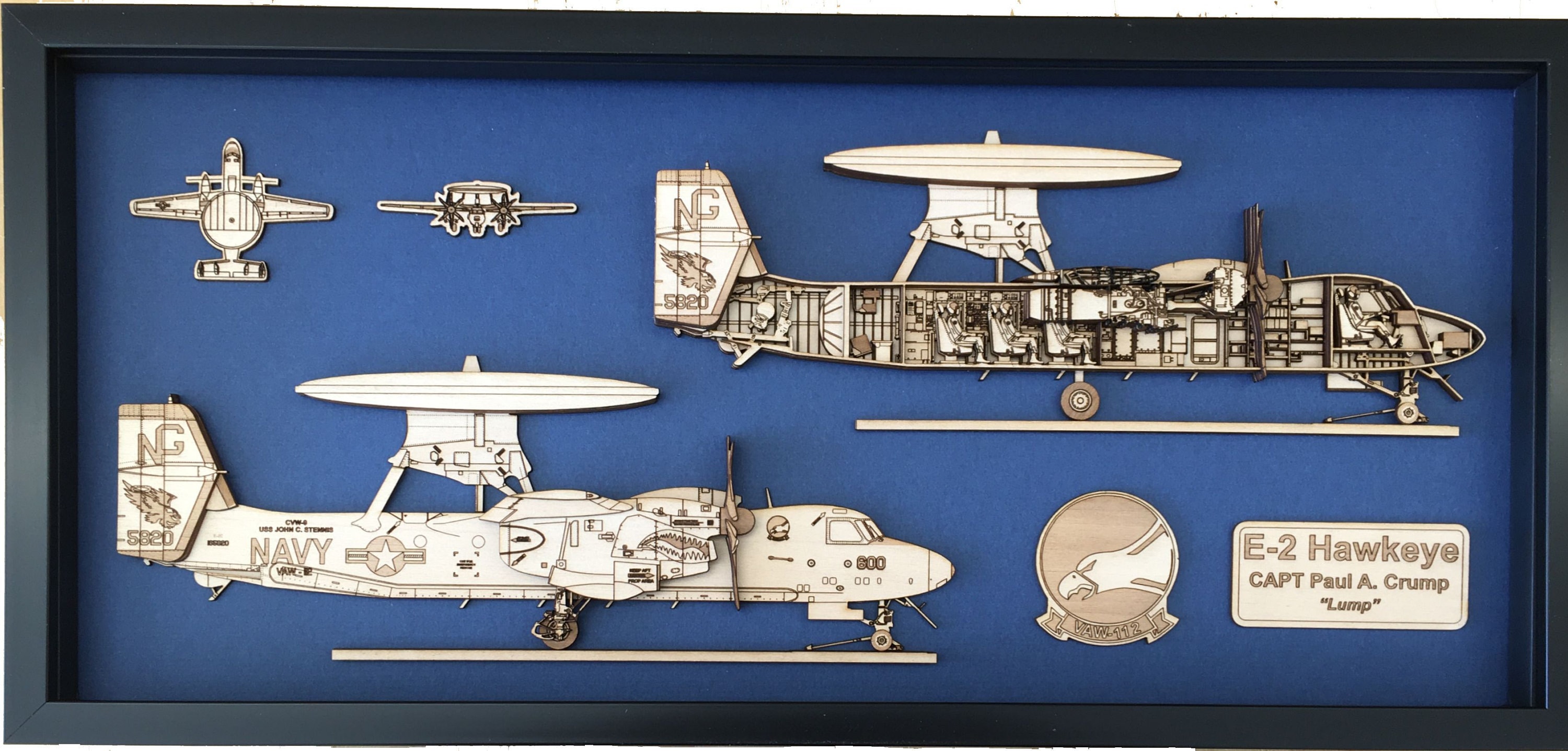 E-2C Hawkeye Wood Model - Etsy