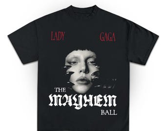 Lady Gaga the Mayhem Ball Tour Date T-shirt - Etsy