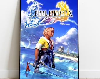 A4 / A5 Final Fantasy IX Art Print - FF9 Zidane, Vivi, Garnet