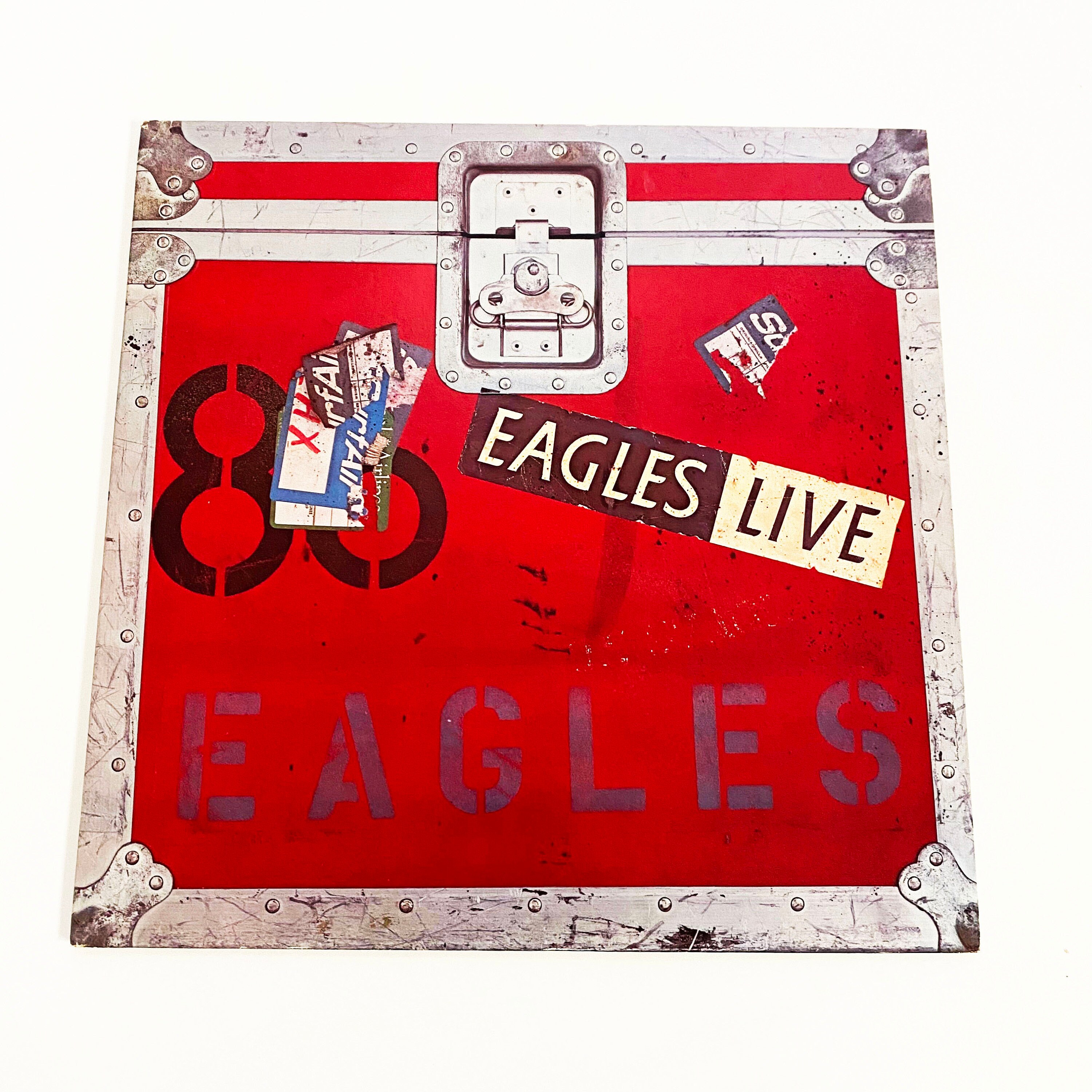 Vintage Eagles Live Double Album Vinyl LP Record 12