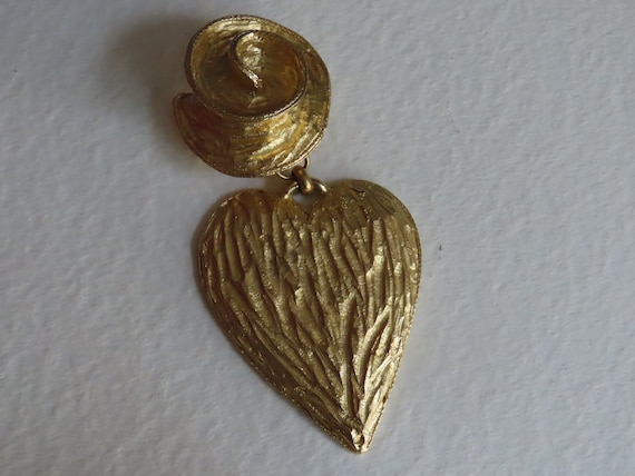 717 ✧POGGI Paris✧フランス ポッジ ガラス ドロップ ブローチ 717