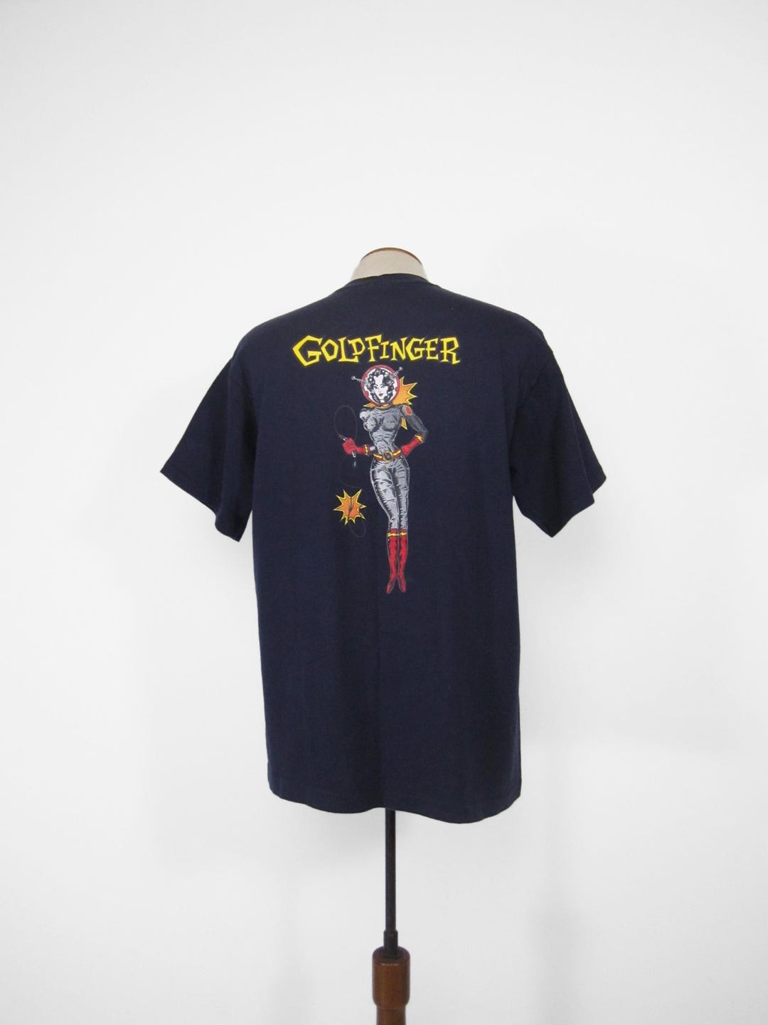 80s 90s ビンテージ GOLD FINGER ロックT バンドT XL il_1080xN