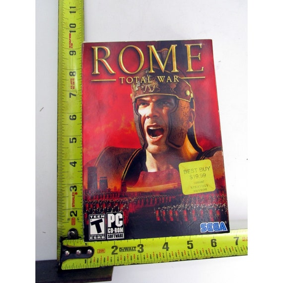 Vintage Rome Total War Pc Activision Strategy Game Big Box Edition