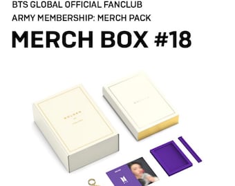 BTS MERCH BOX 18 Golden Box Jungkook Army Official Membership Pack