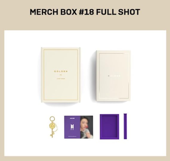 BTS MERCH BOX 18 Golden Box Jungkook Army Official Membership Pack