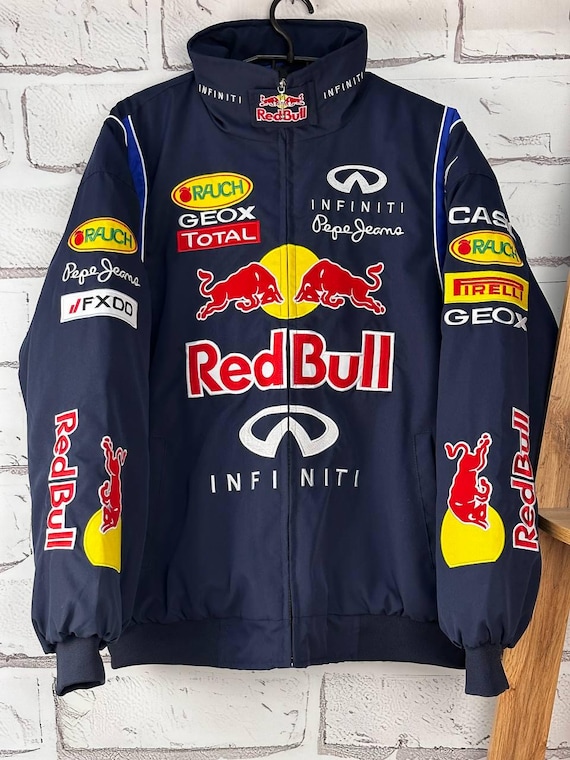 Racing Red Bull Infinity Jacket Bomber Formula One F-1 Blue