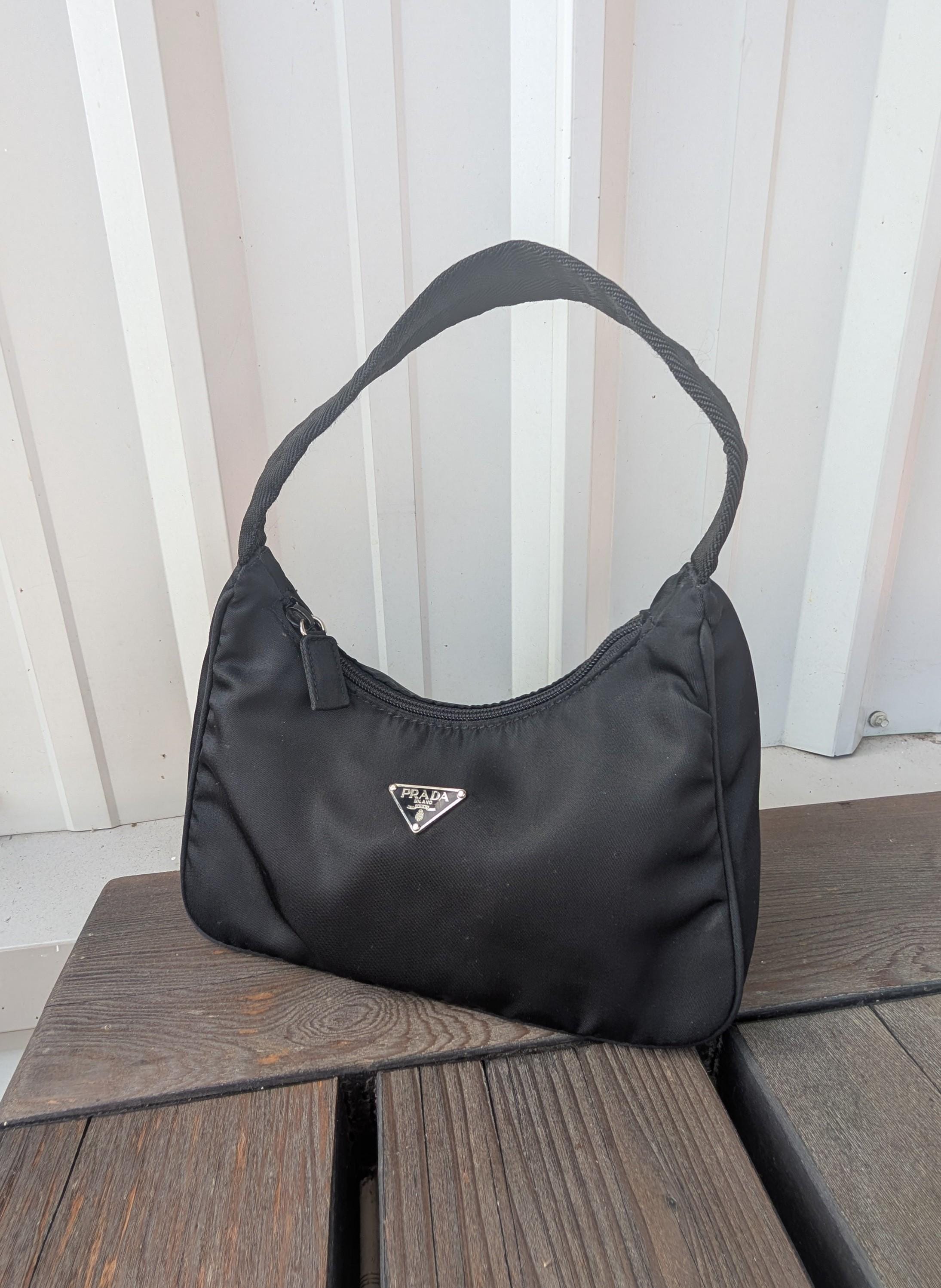 Y2K Prada Tessuto Sport Nero Shoulder Bag - Etsy