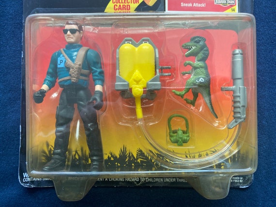 ヴィンテージ 1993 ケナー ジュラシック パーク デニス ネドリー 恐竜