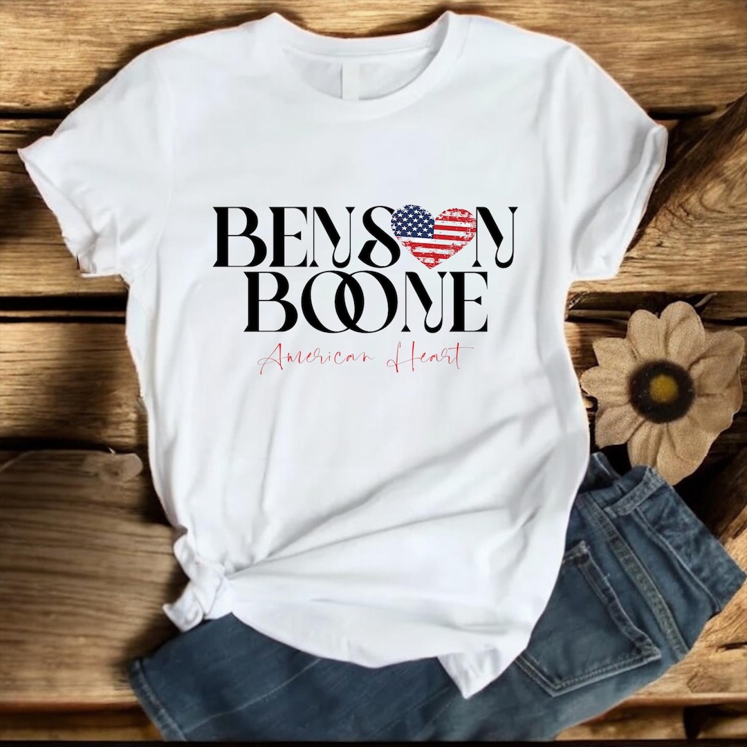 Benson Boone T-shirt American Heart , Concert , Pop Fan - Etsy