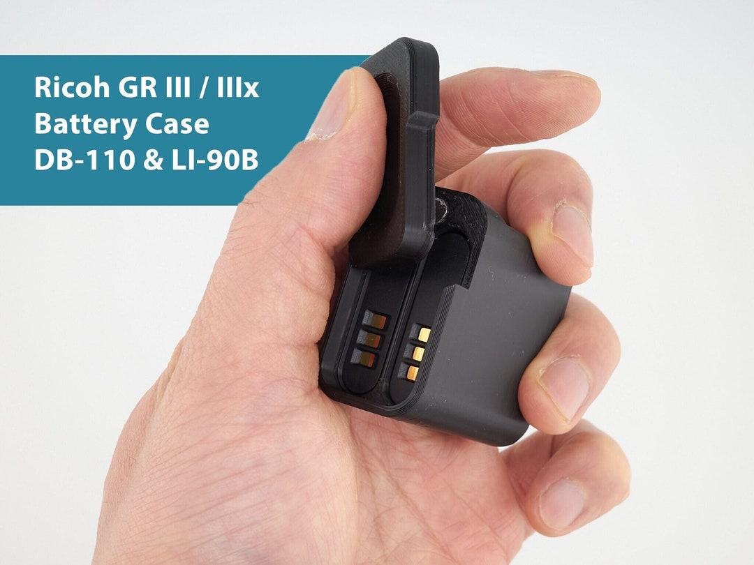Ricoh GR III / Iiix - Dual Battery Holder With Magnetic Lock