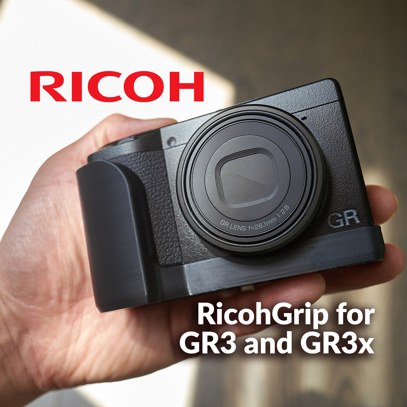 Ricoh GR III / Iiix - Dual Battery Holder With Magnetic Lock