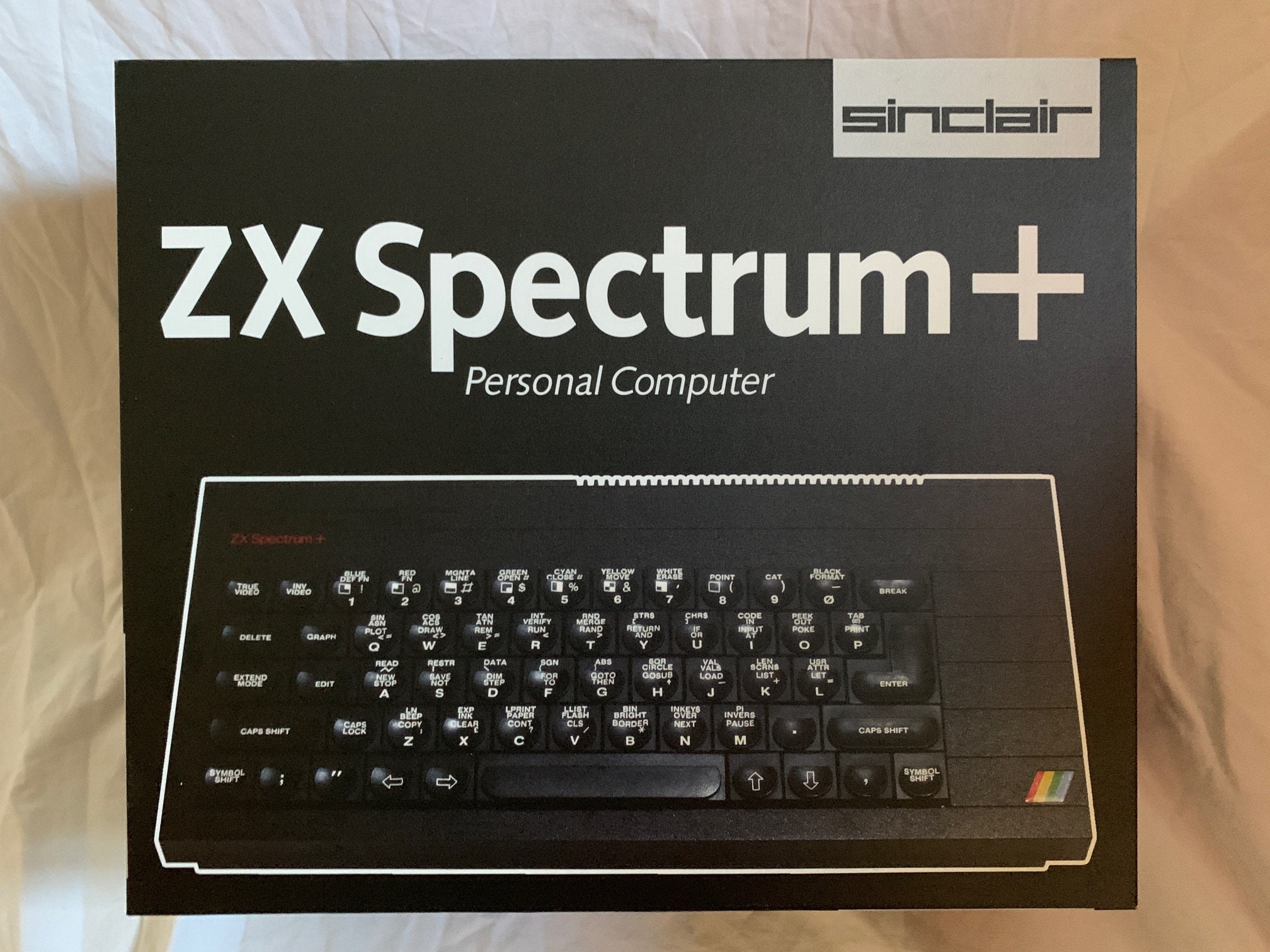 Sinclair ZX Spectrum Plus EMPTY BOX Inc Polystyrene ( Caja / Boîte