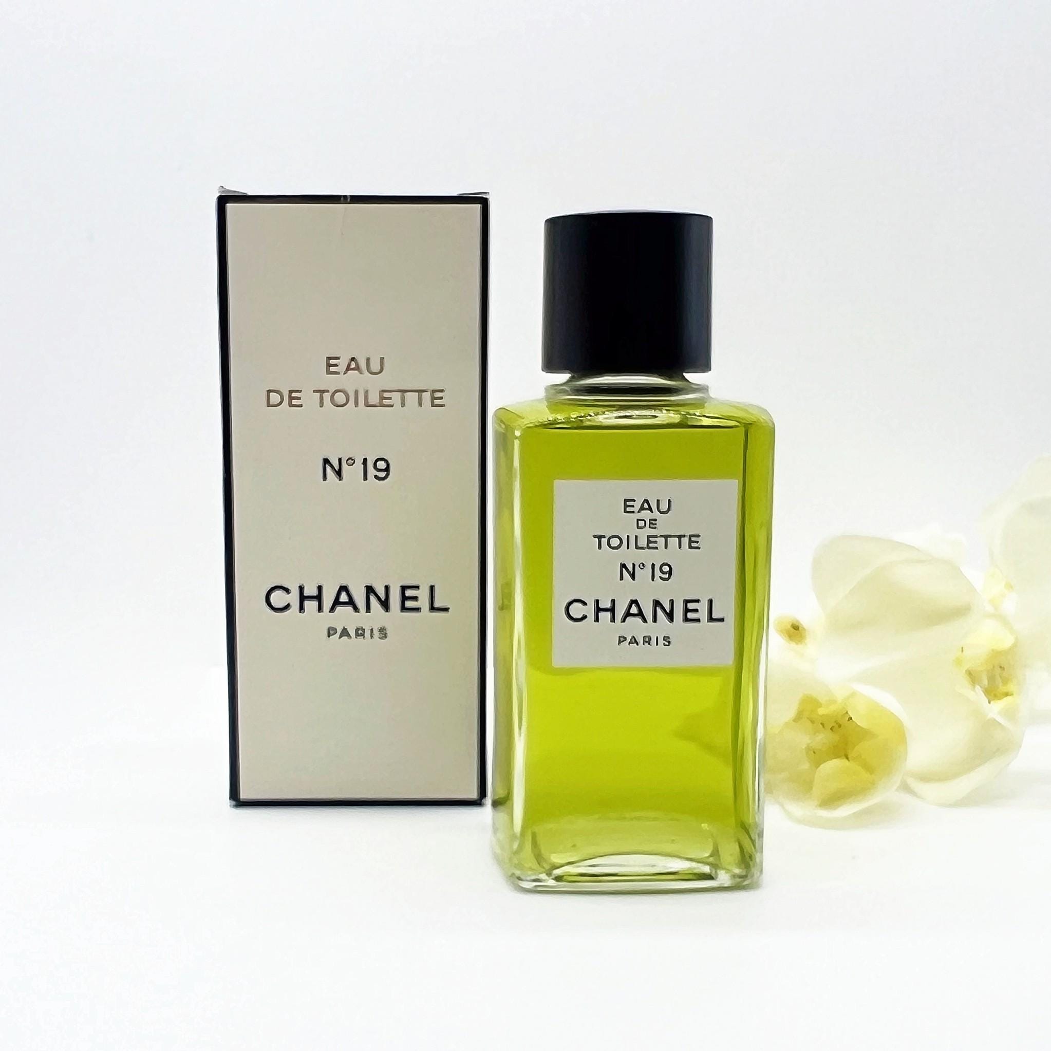 Chanel No. 19 EDT vintage, anni '80, flacone splash da 200 ml non