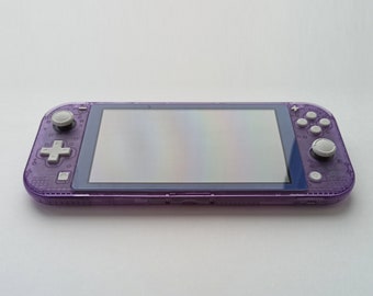 Custom Clear Purple Nintendo Switch Lite Console New Housing Shell