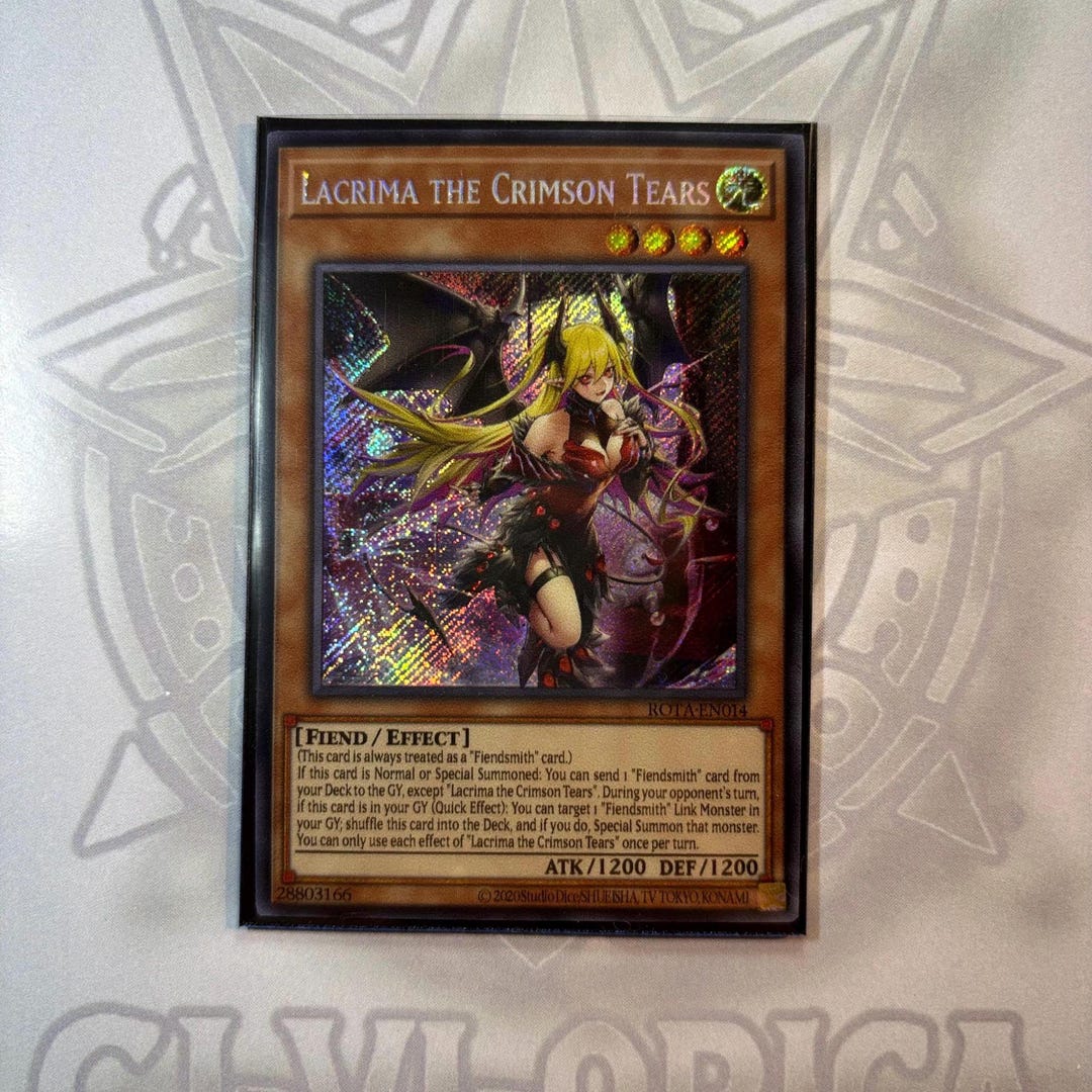 Lacrima the Crimson Tears OCG ART - Secret Rare - Common Rare