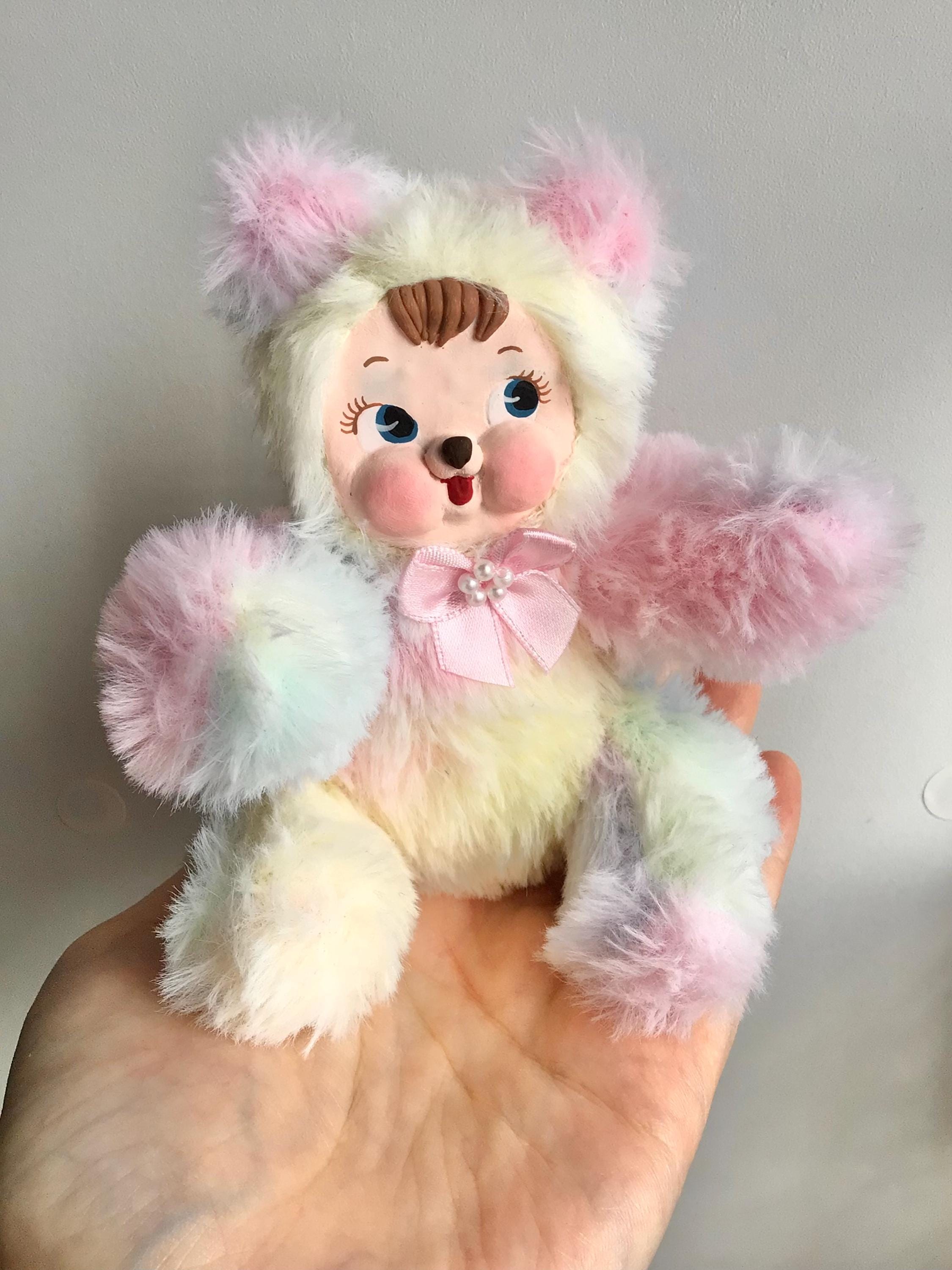 Vintage Kitschy Rushton Clay Face Rubber Face Inspired Bear