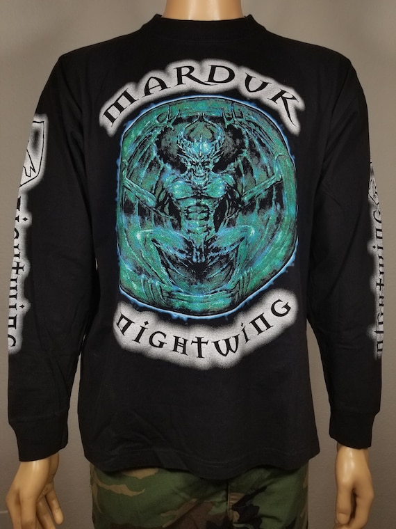 Vintage 90's Marduk Nightwing Long Sleeve - Etsy
