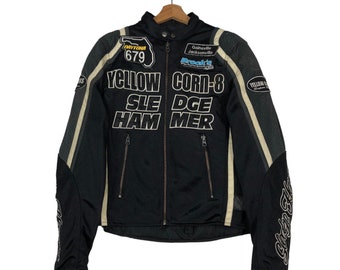 Vintage Yellow Corn Sledge Hammer Motorcycle Biker Jacket - Etsy