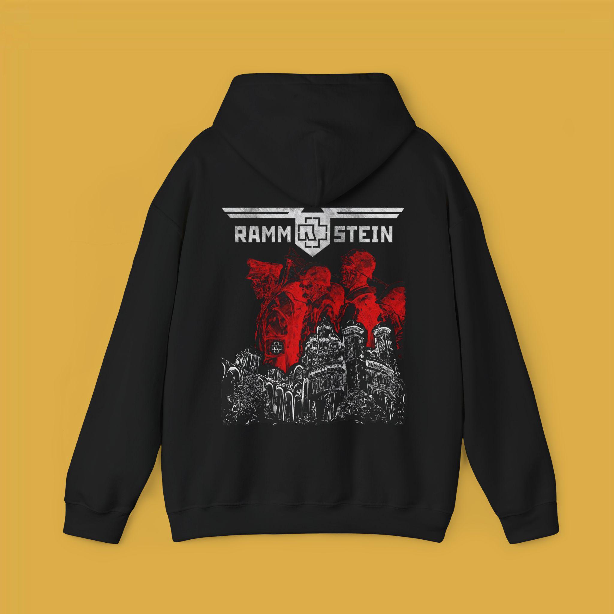 Rammstein Metal Band Hoodie, Music Lover Gift, Unisex Pullover