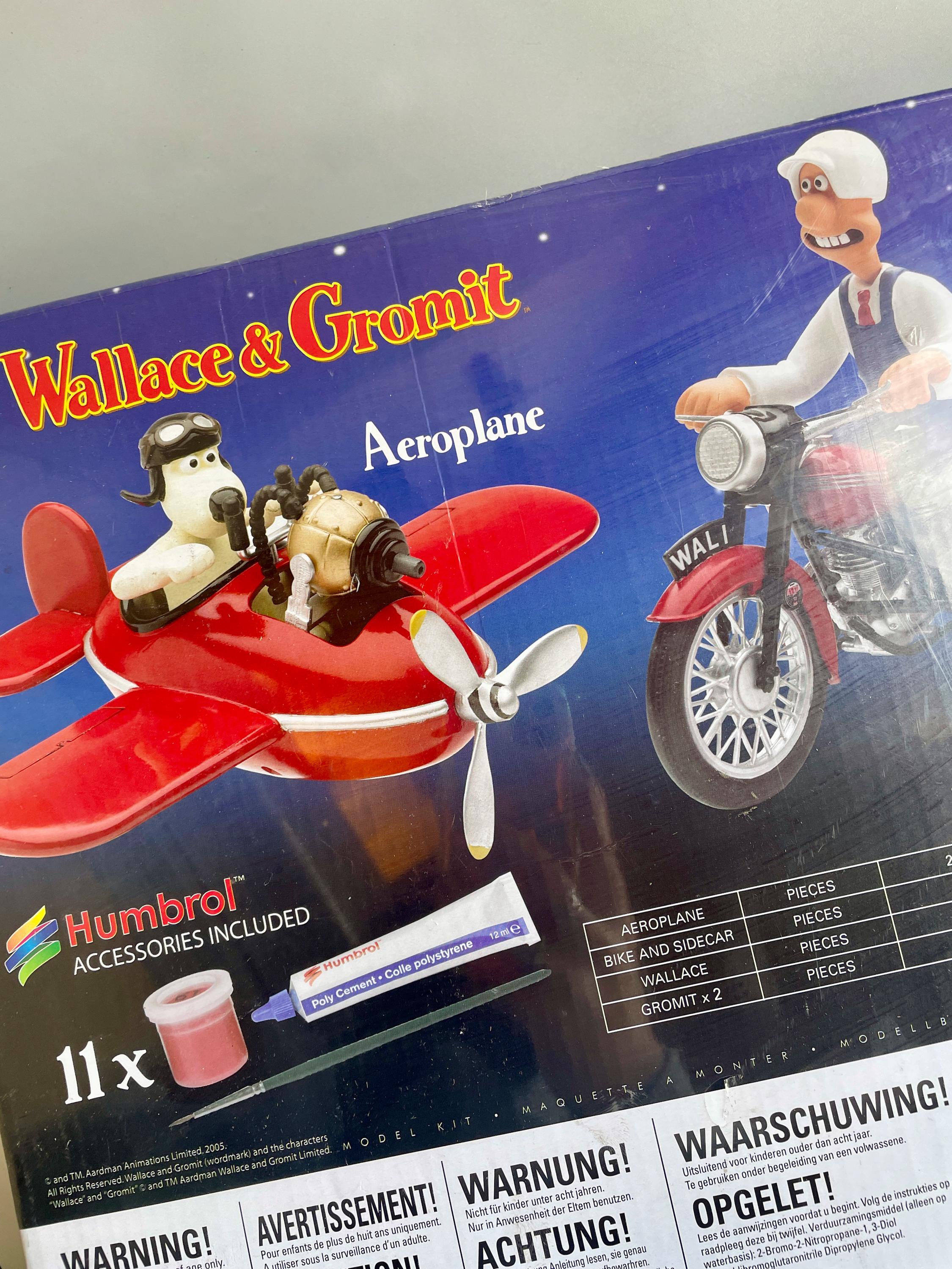 Wallace &Gromitシリーズ(モーターバイク&サイドカー)のプラモデル