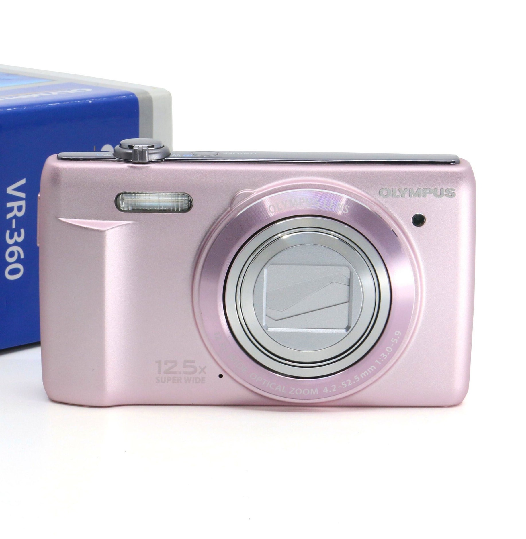 New Olympus VR-360 Vintage Digital Camera Pink (american/europe