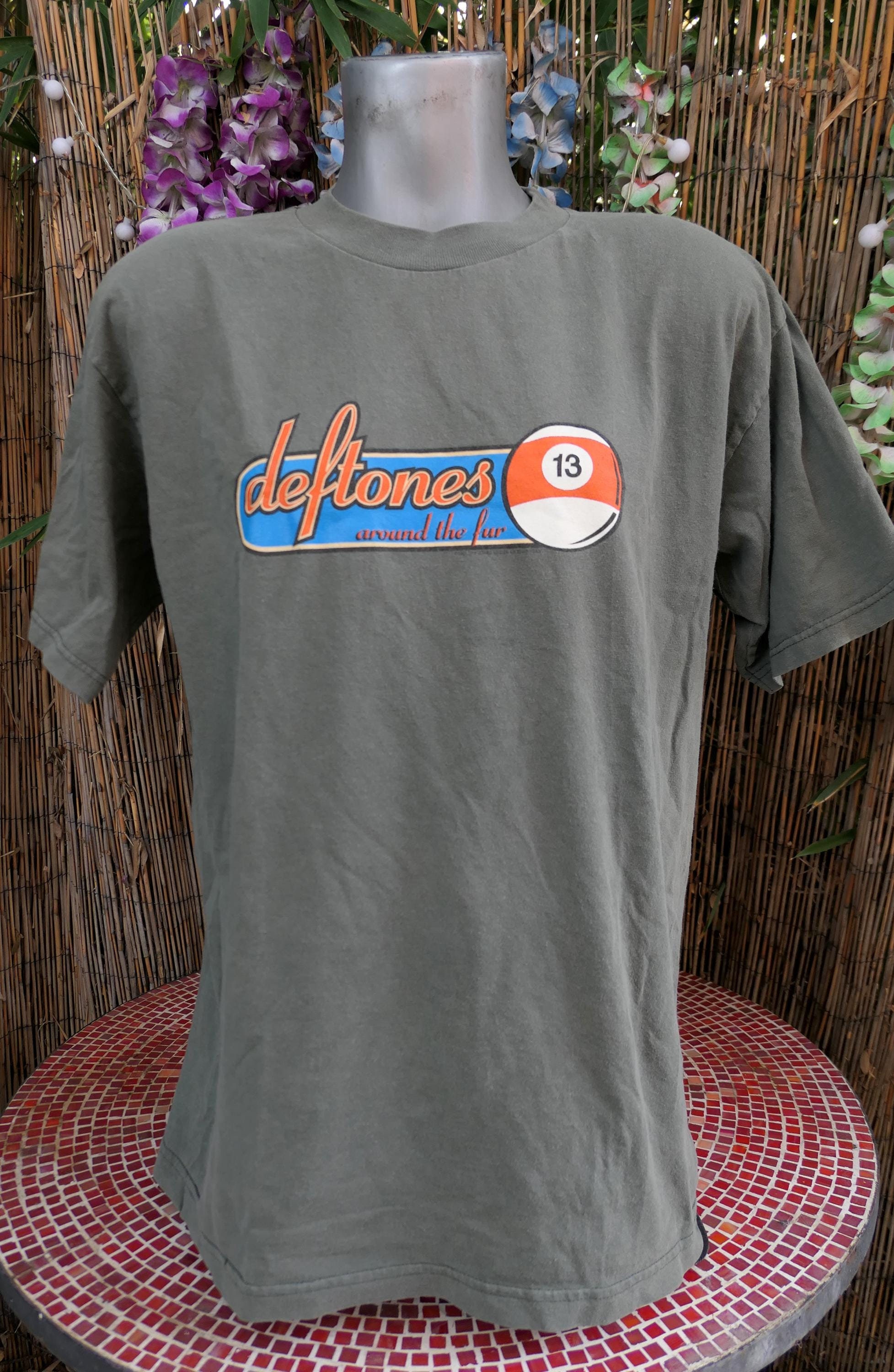 90's Vintage 1997 DEFTONES Around the Fur T Shirt Large With Giant