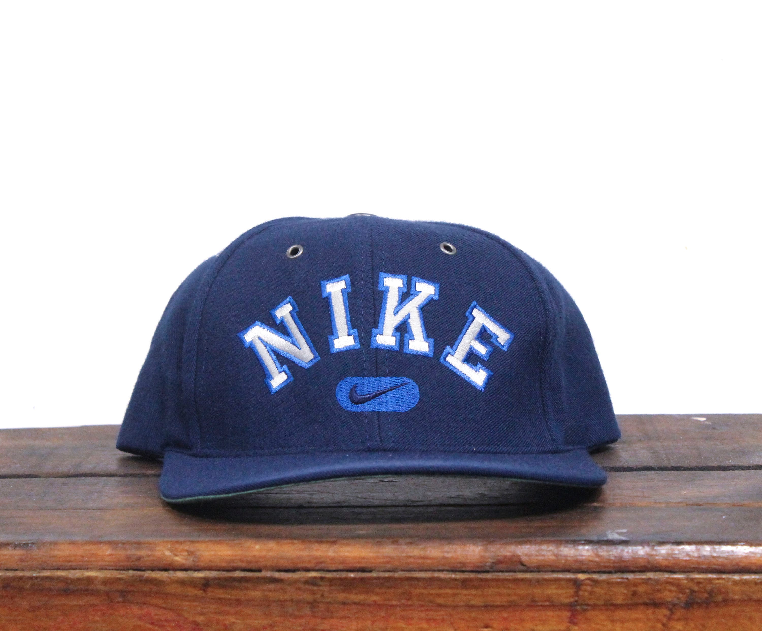Vintage 90s Nike Athletic Apparel Arch Blockhead Embroidered