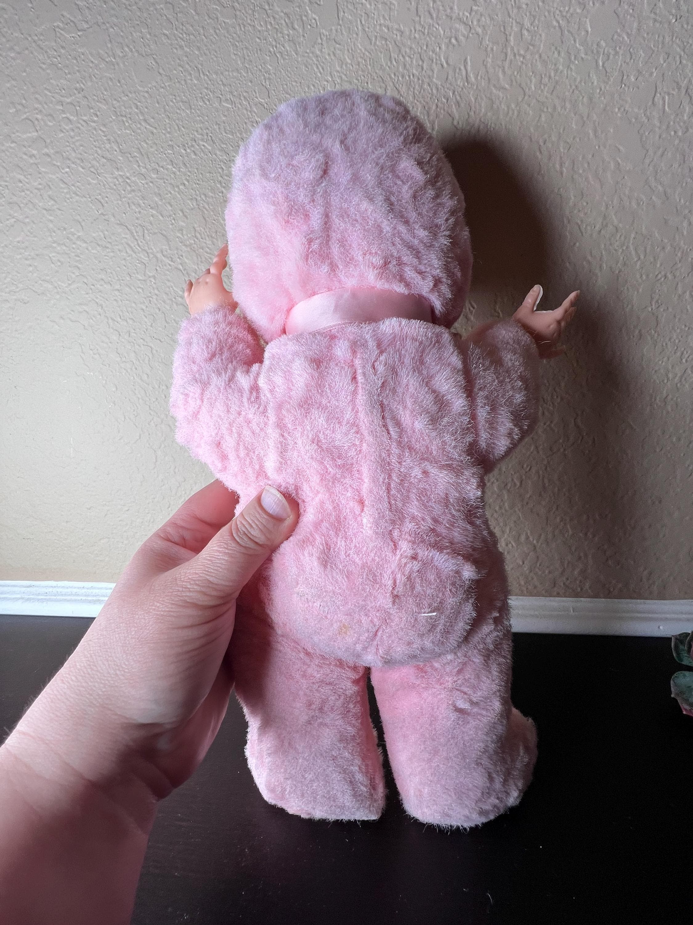 Vintage 1950's Rushton Rubber Face Plush Doll, Bombastic Side Eye