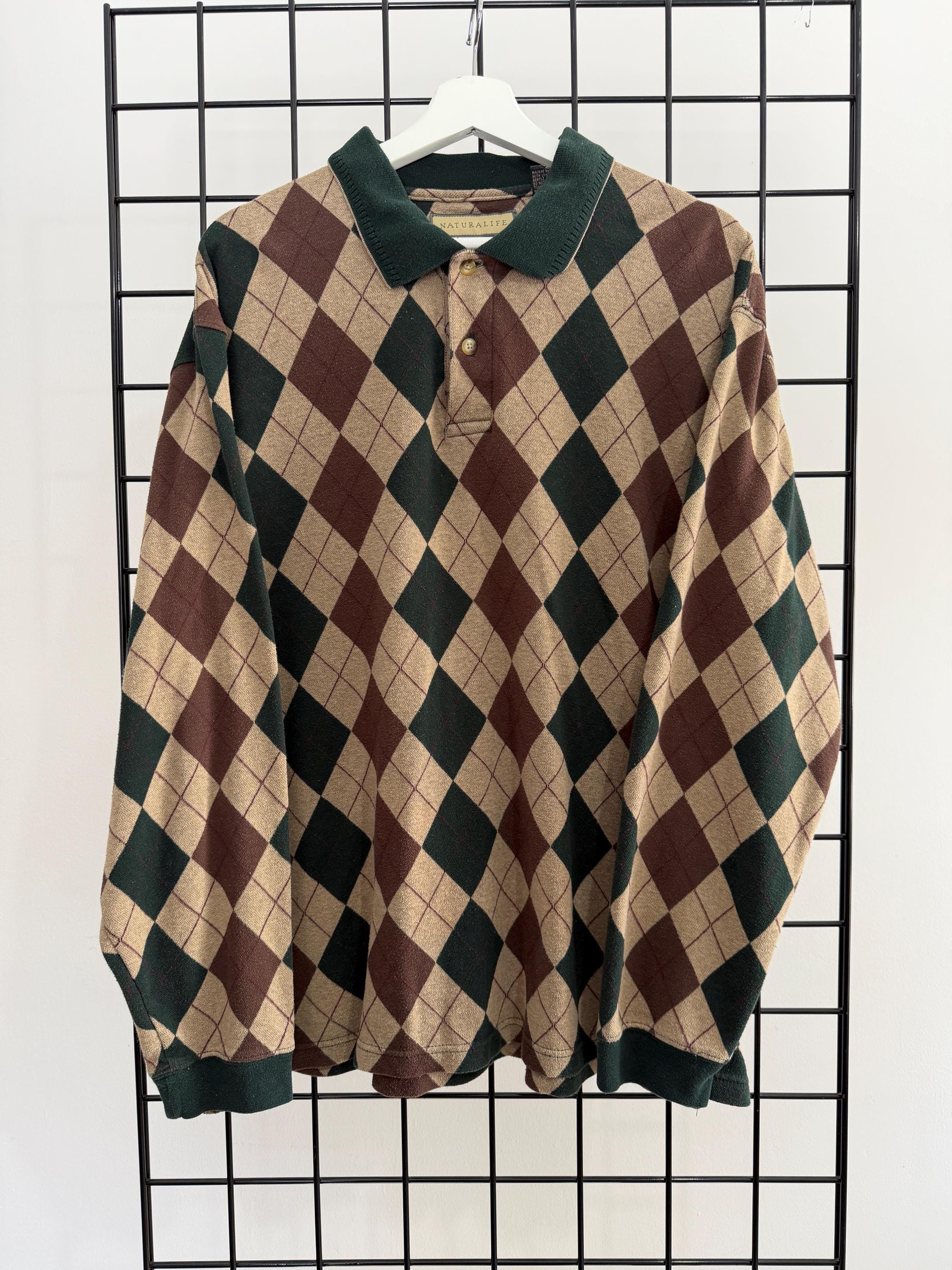 Argyle Golf Shirt - Etsy