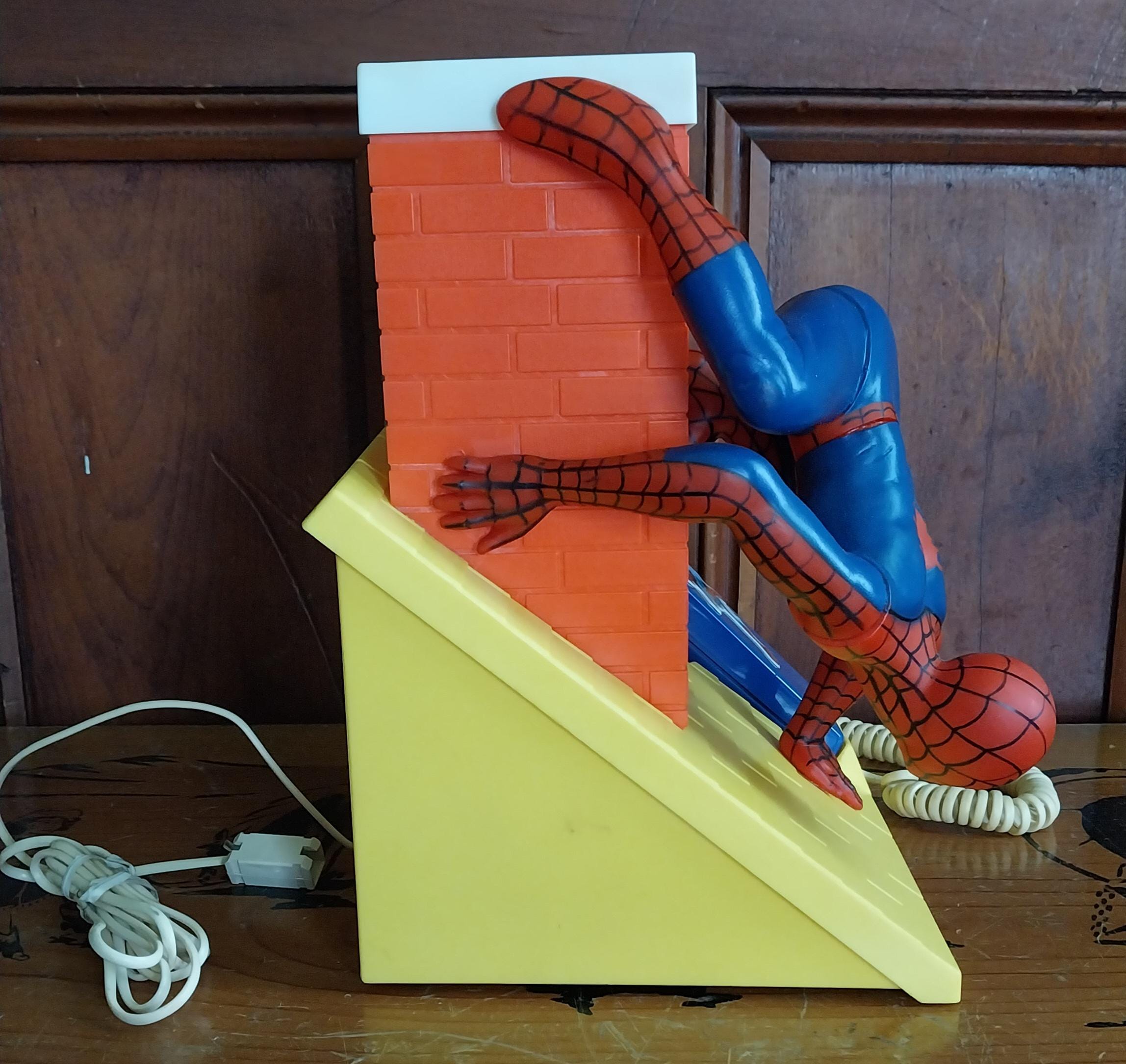 Vintage Spider Man Marvel Comics Corded Home Phone Landline