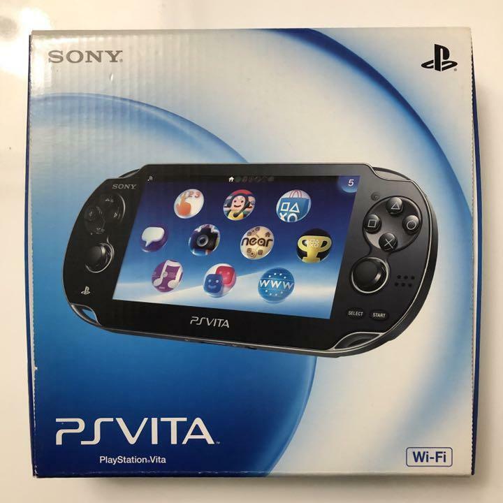 Sony PS Vita crystal black Wi-Fi model PCH-1000 ZA01 