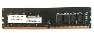 TED416G2666C19BK TeamGroup 16GB PC4 2666 PC4 21300 DDR4 2666MHz