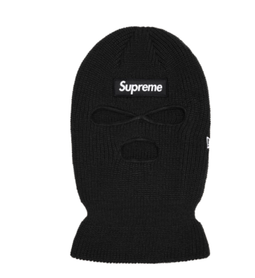 Supreme New Era Box Logo Balaclava FW24 Black | eBay