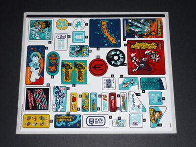 NO BRICKS! Lego Ninjago 71799 City Markets Set of 3 Sticker Sheets