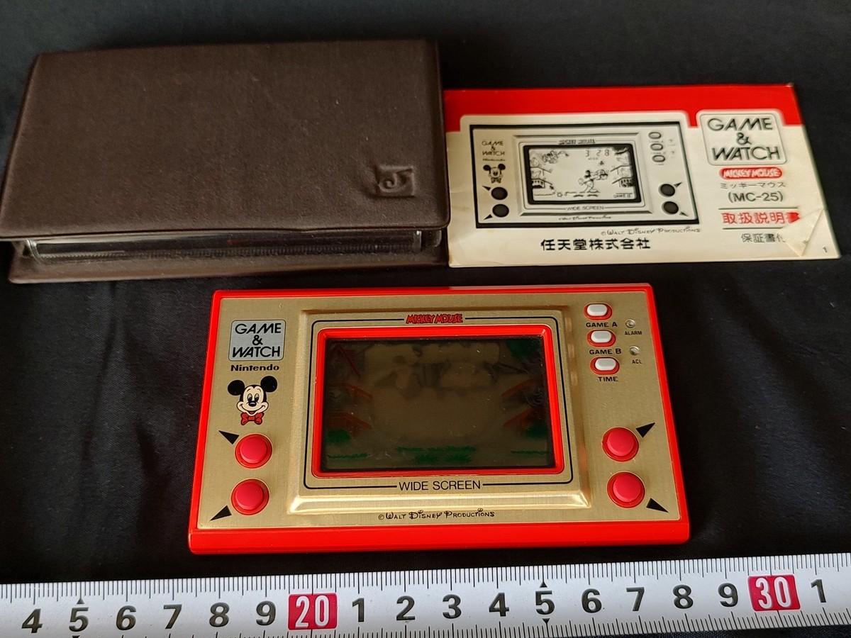 Vintage Nintendo Game & Watch Mickey Mouse. Handheld game, Working