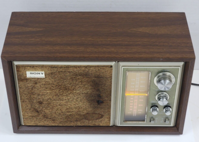 SONY ICF-9550W High Fidelity Sound AM/FM Table Radio (TESTED