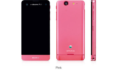 DOCOMO SONY SO-05D XPERIA SX COMPACT ANDROID SMARTPHONE PINK