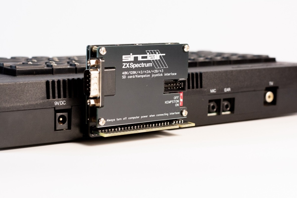 SPECTRONICS - SD card & Kempston interface for ZX Spectrum 48/128