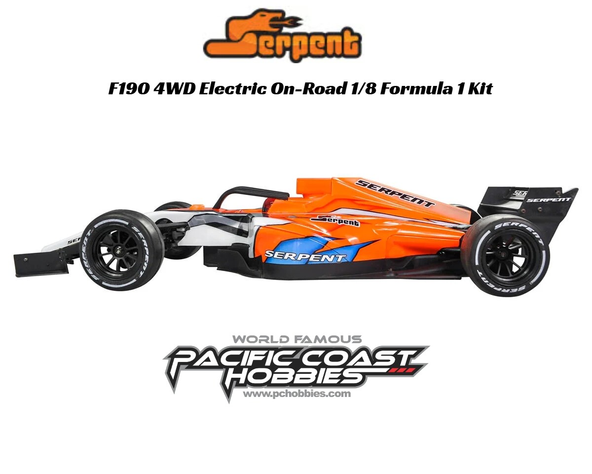 Serpent F190 4WD Electric On-Road 1/8 Formula 1 Kit SER300030 | eBay