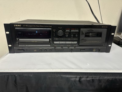 TEAC AD-500 CD Player and Reversing Cassette Recording Deck | eBay