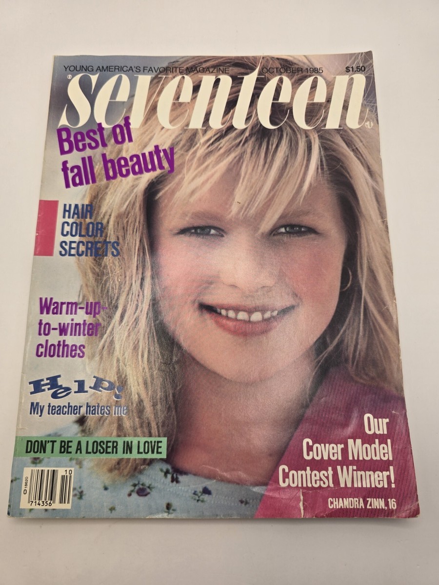 Seventeen Magazine October 1985 Chandra Zinn Priscilla Presley