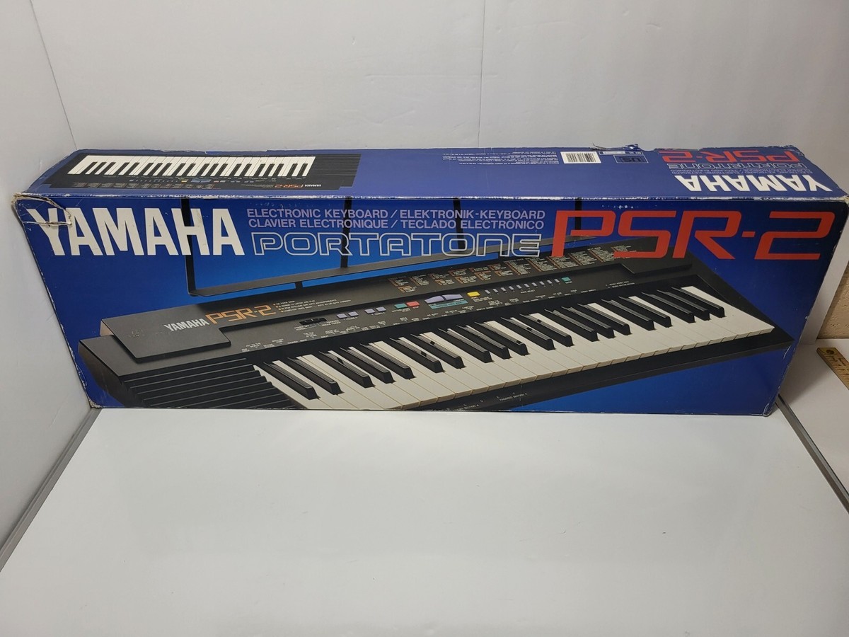 YAMAHA PSR-2 Portable Electronic Keyboard Portatone With AC