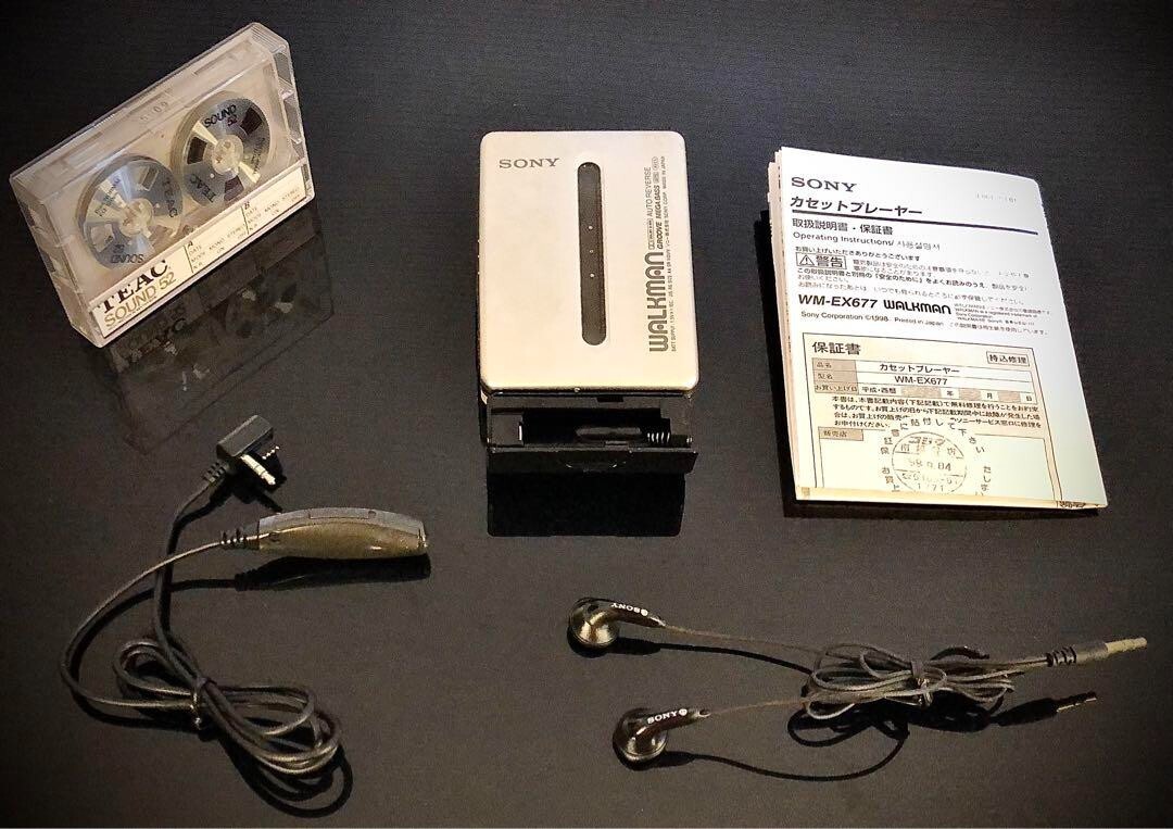 Sony WM-EX677 Walkman Portable cassette player for playback only