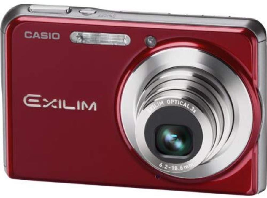 Casio Exilim 8.1MP Digital Camera with 3x Optical Zoom - Red (EX