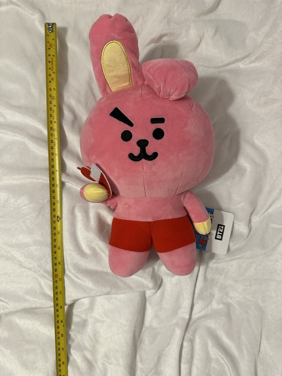 New BT21 Beach COOKY Plush BTS 16” Line Friends Jungkook Pink