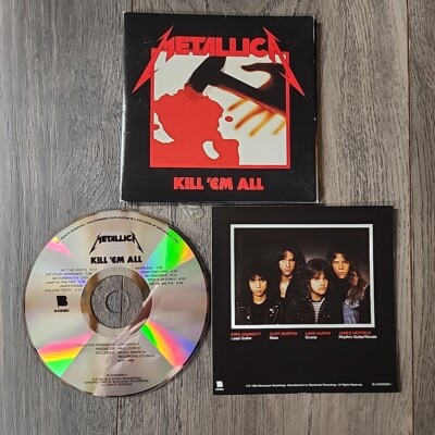 Kill 'Em All Metallica (CD, 1983) Elektra 60766-2 | eBay