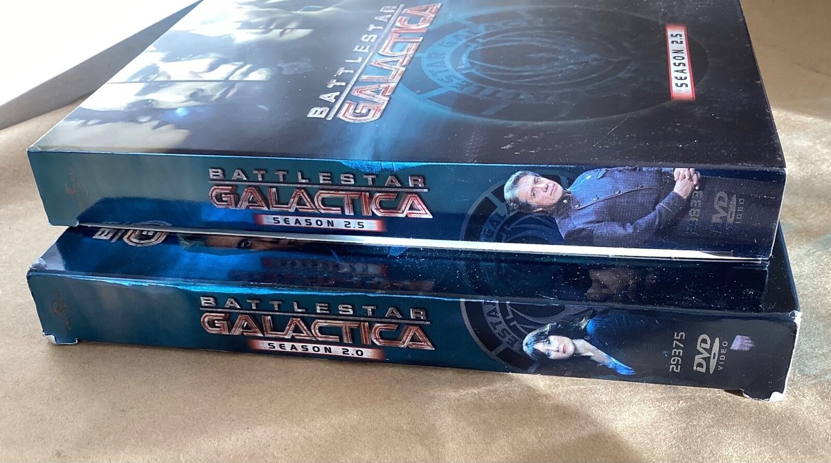 Battlestar Galatica Season 2 & 2.5 DVD Disc Sets complete in box