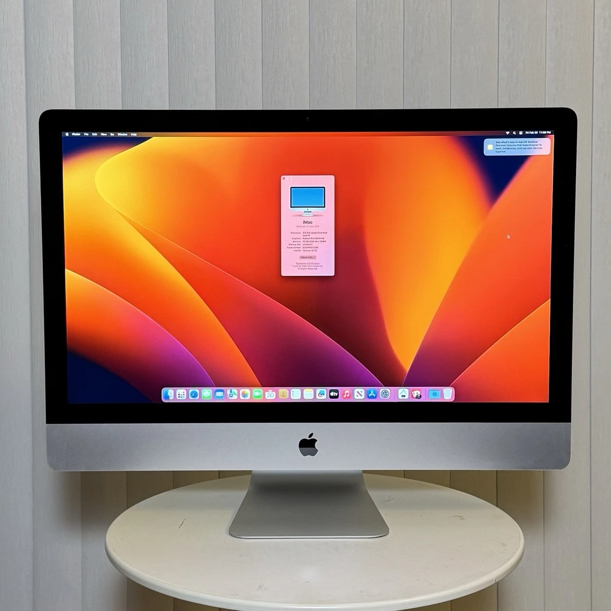 Apple iMac Intel Core i5 7th Gen. 2017 Release Year Apple Desktops