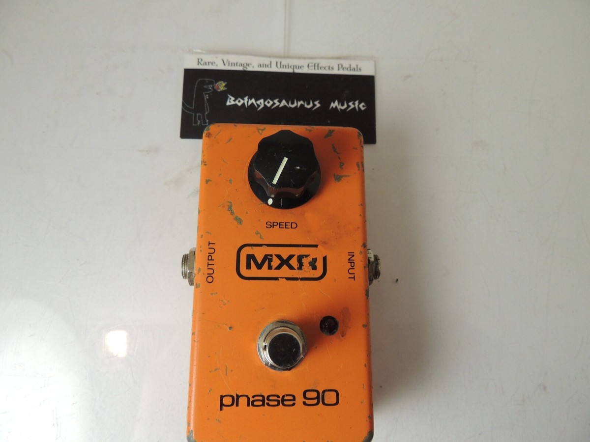 Vintage 1980's MXR Phase 90 Phaser Phase Shifter Block Logo