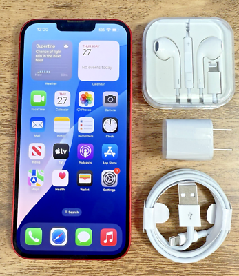 Apple iPhone 14 Plus - Red - 256GB Unlocked - Good Condition | eBay